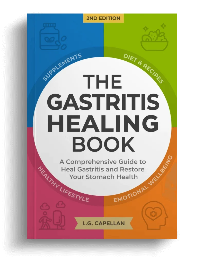 Gastritis and stomac pain healing book